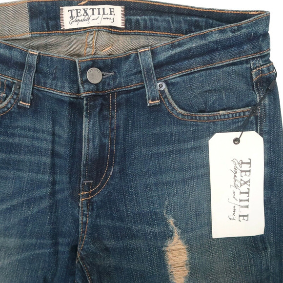 Textile by Elizabeth and James Debbie Distressed Skinny Jeans Size 25 NWT $264 - Picture 7 of 10
